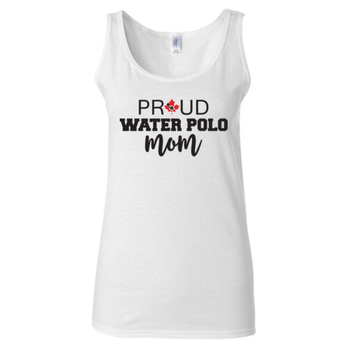 Gildan Women's Proud Mom Printed Tank Top Thumbnail